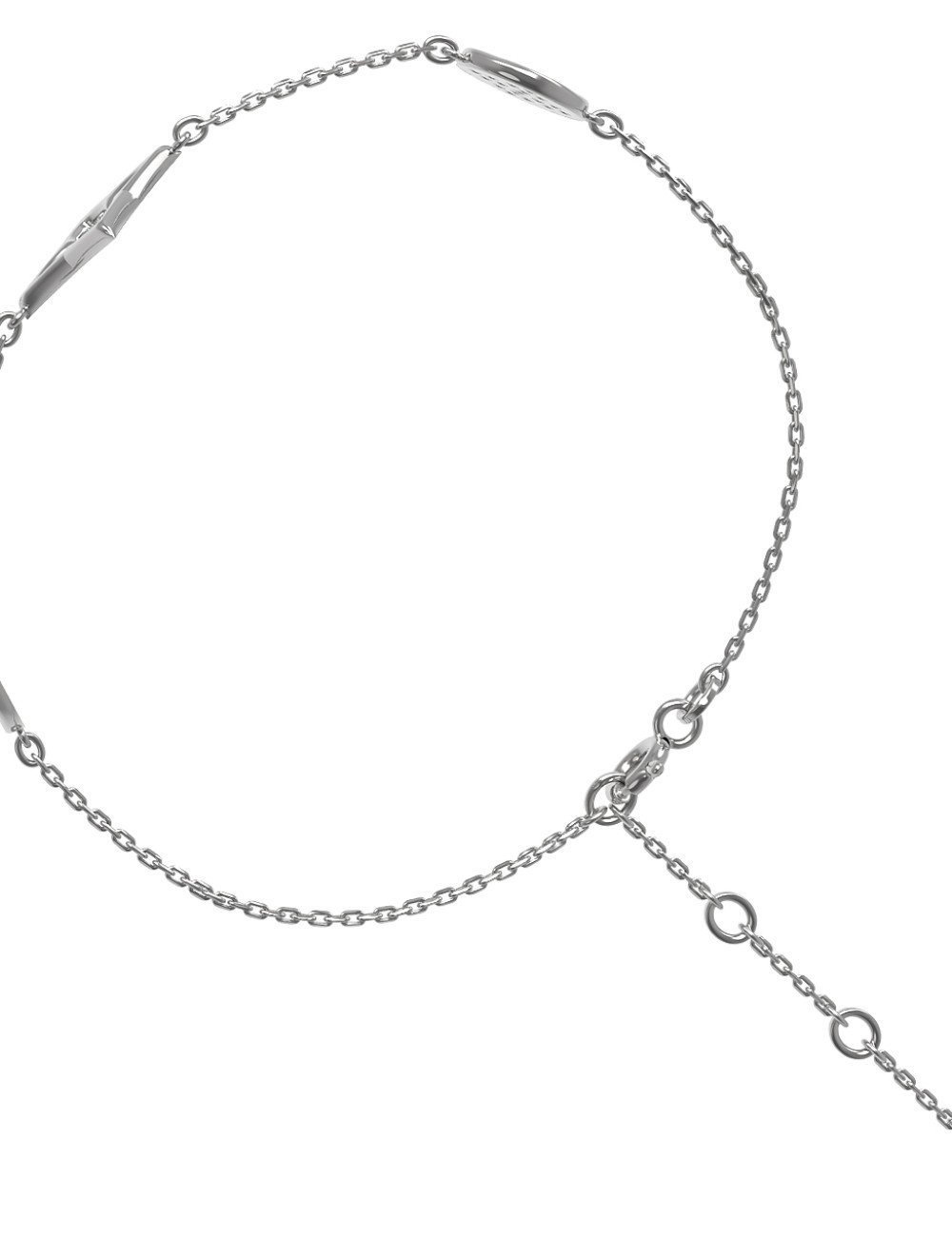 Браслет из белого золота c бриллиантами