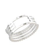 Кольцо из белого золота c бриллиантами