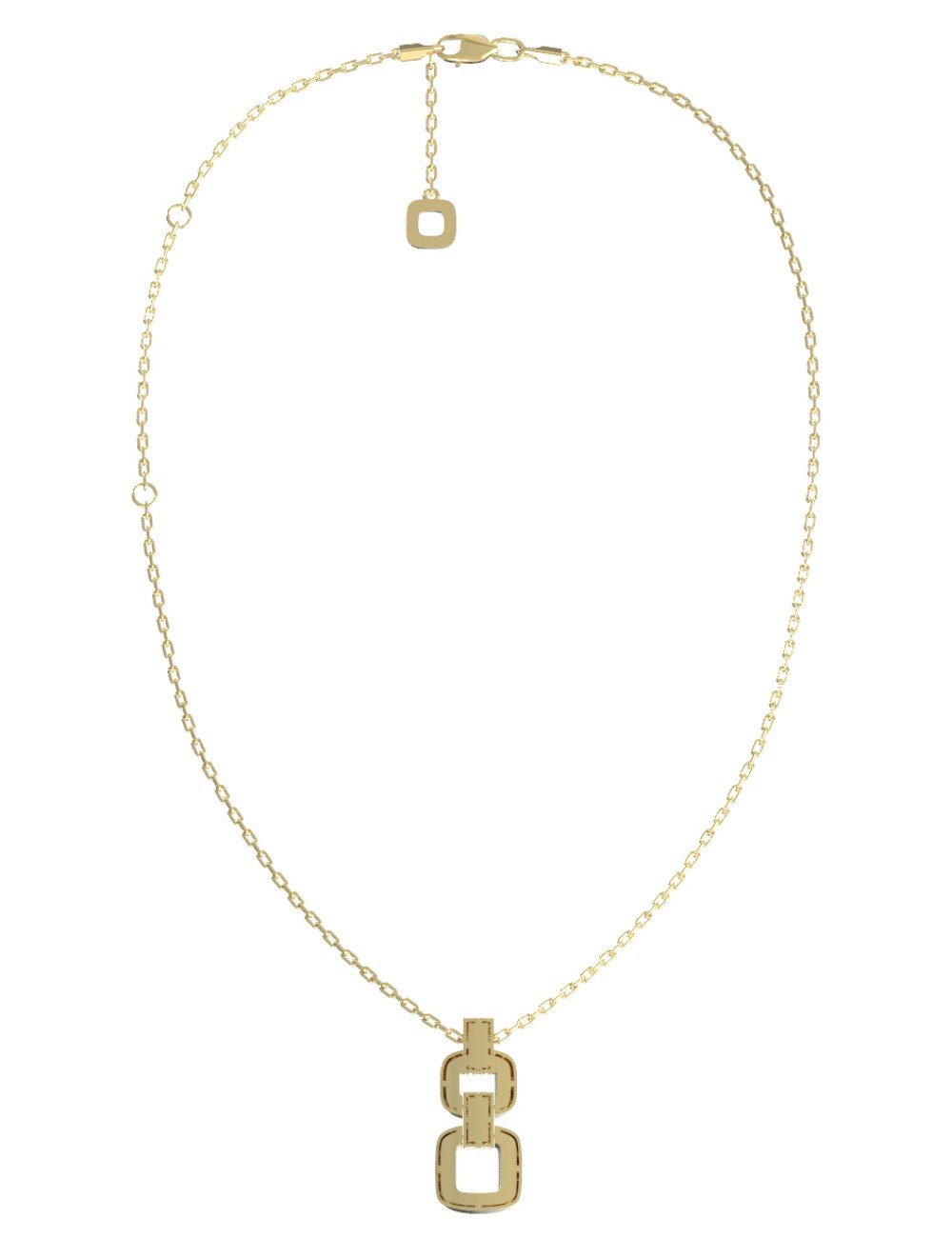 Колье из лимонного золота c бриллиантами