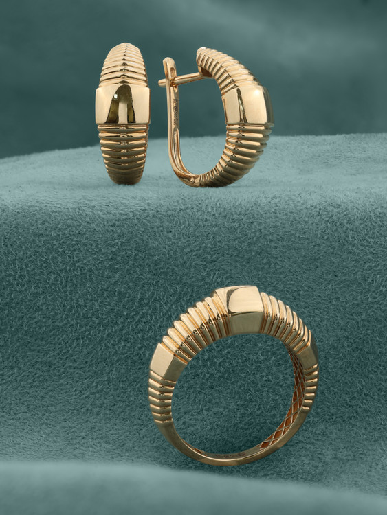 Кольцо из красного золота 585 пробы