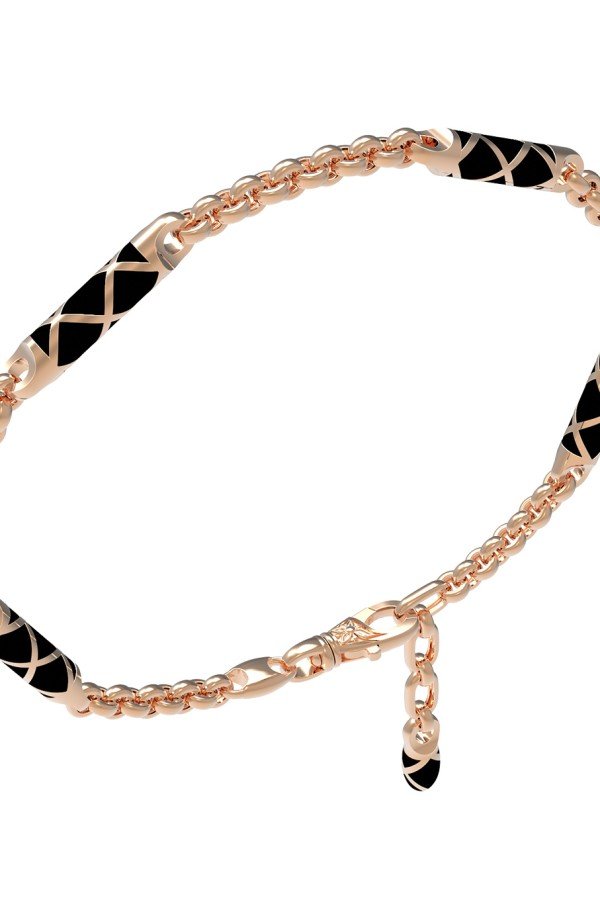 Браслет из золота c эмалью