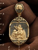 Образок из лимонного золота