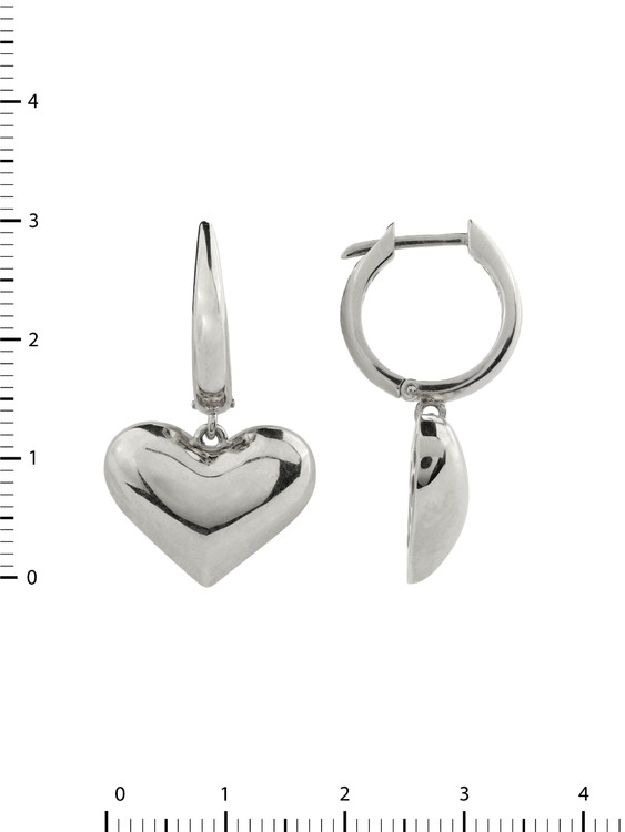 Серьги из белого золота 585 пробы