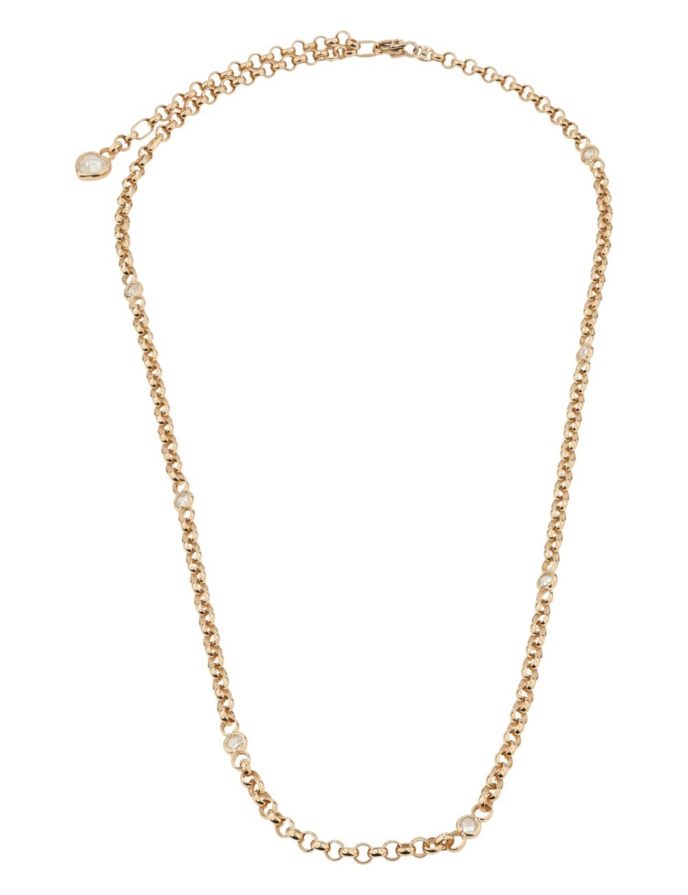 Цепь из золота c фианитом