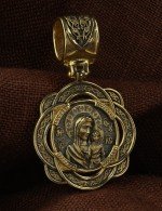 Образок из лимонного золота