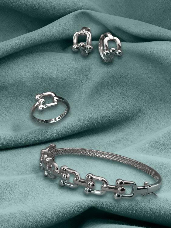 Серьги из белого золота 585 пробы