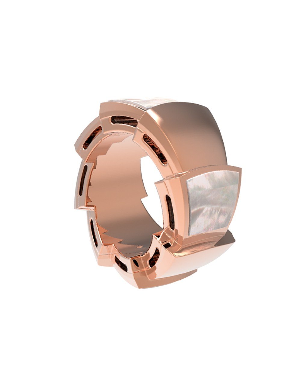 Подвеска из золота c перламутром