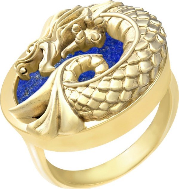 Кольцо из лимонного золота 585 пробы