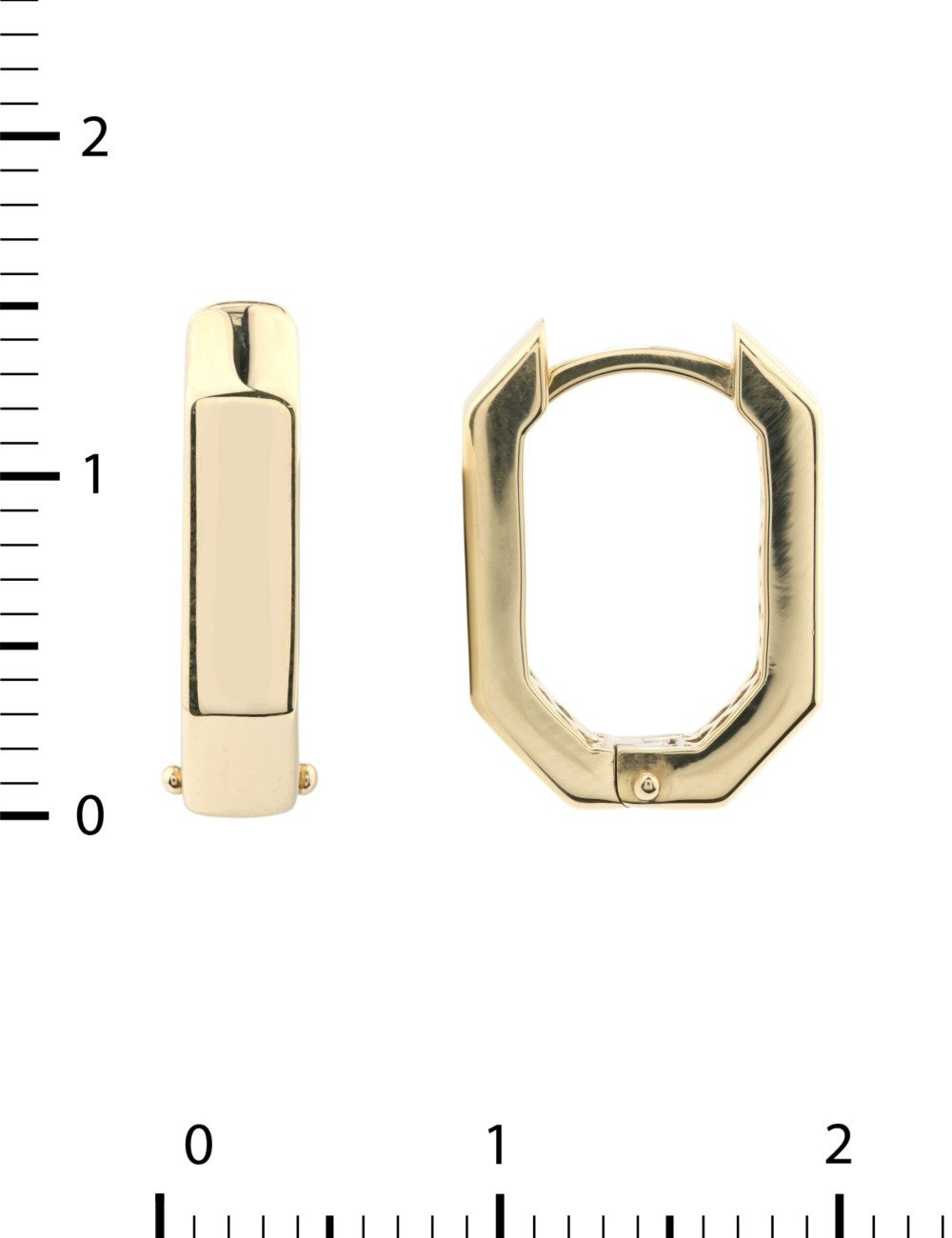 Серьги из лимонного золота