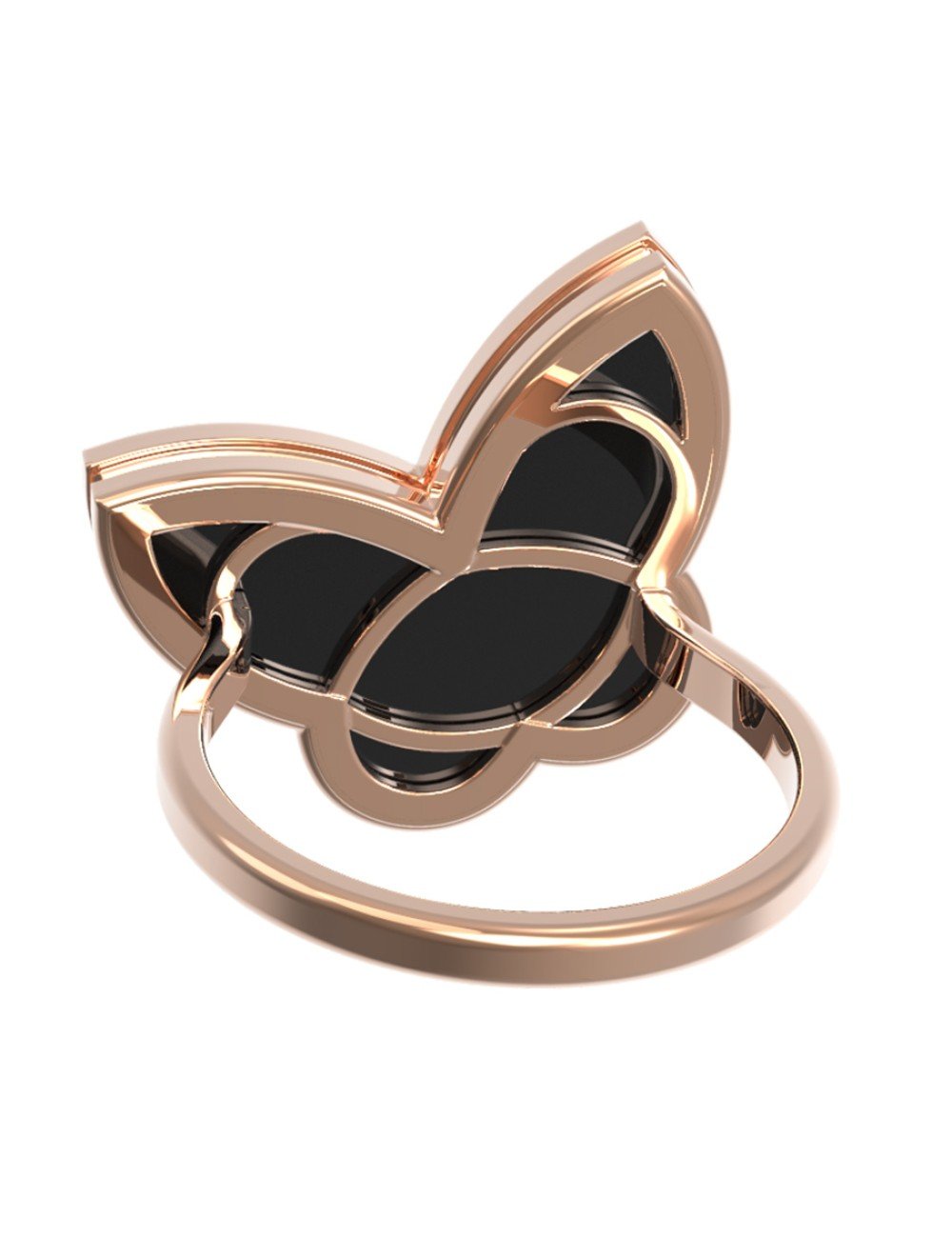 Кольцо из золота c ониксом