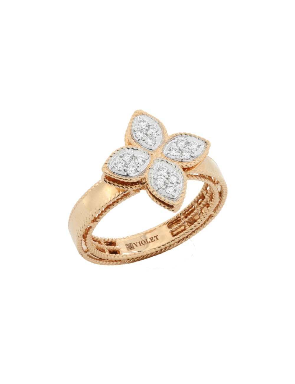 Кольцо из золота c бриллиантами