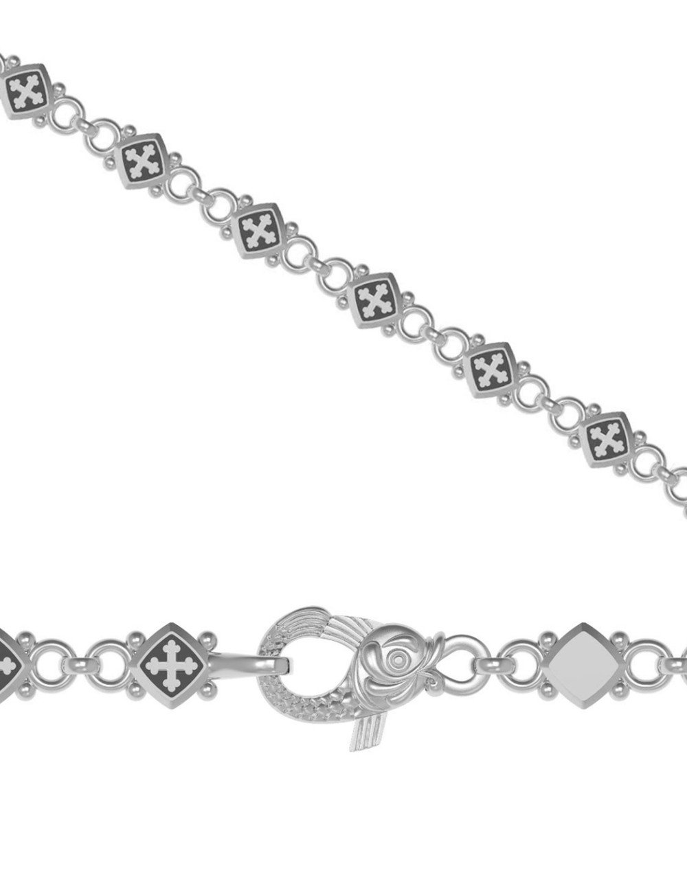 Браслет из белого золота