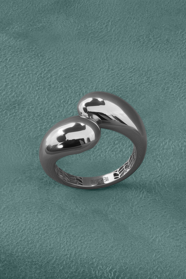 Кольцо из белого золота 585 пробы