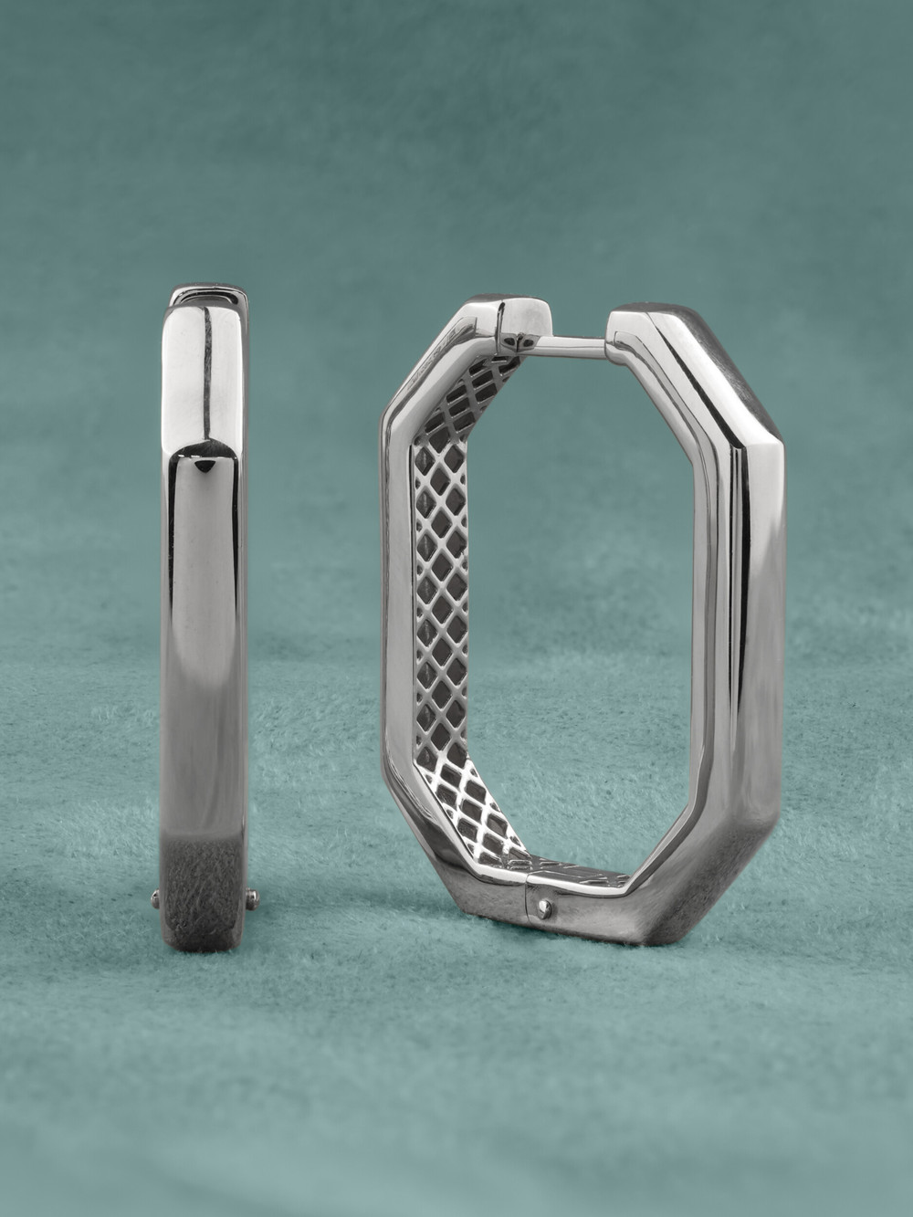 Серьги из белого золота 585 пробы