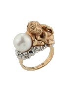 Кольцо из золота c жемчугом