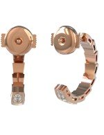 Серьги из золота c бриллиантами и перламутром