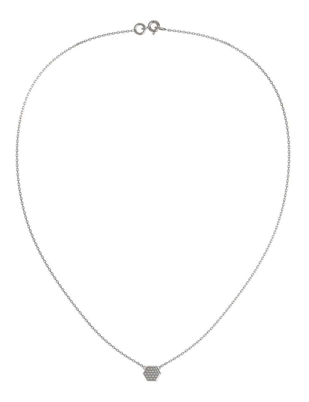 Колье из белого золота c бриллиантами