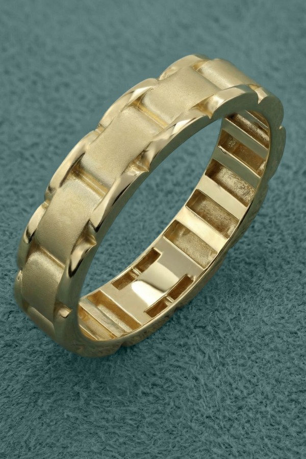 Кольцо из лимонного золота 585 пробы