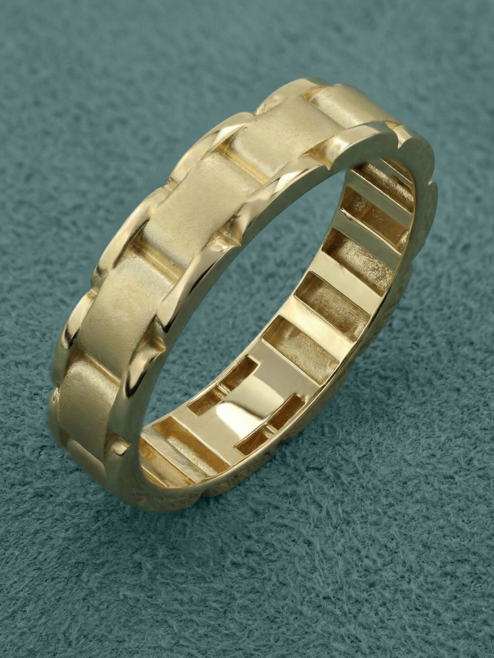 Кольцо из лимонного золота 585 пробы