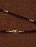 Шнурок шёлковый из золота c шёлковым шнурком