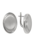 Серьги из белого золота