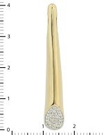 Подвеска из лимонного золота c бриллиантами