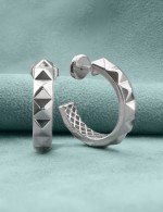 Серьги из белого золота