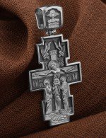 Крест из белого золота