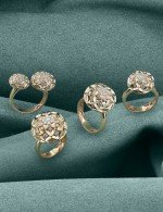 Кольцо из золота c бриллиантами