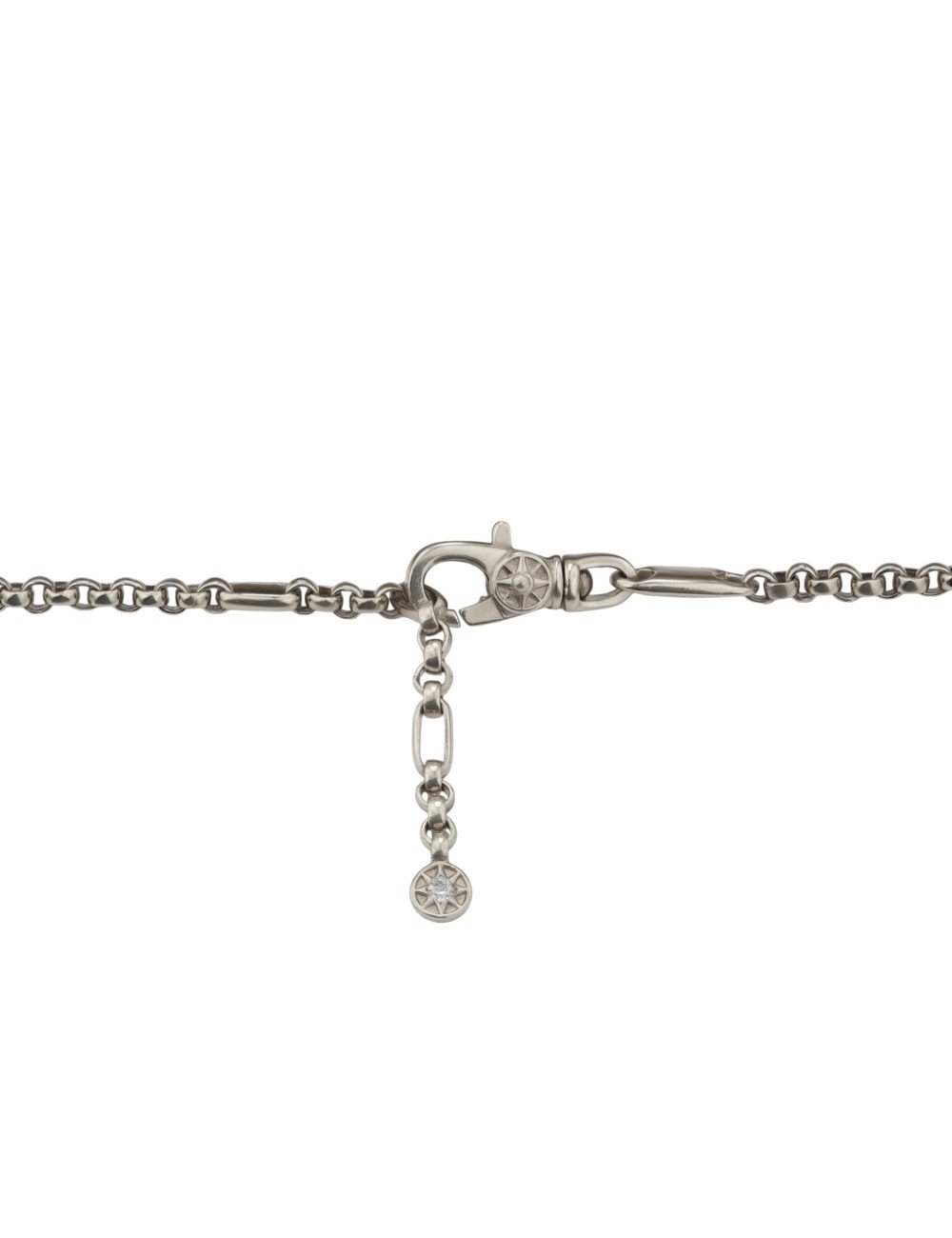 Браслет из белого золота c бриллиантами, ониксом и перламутром