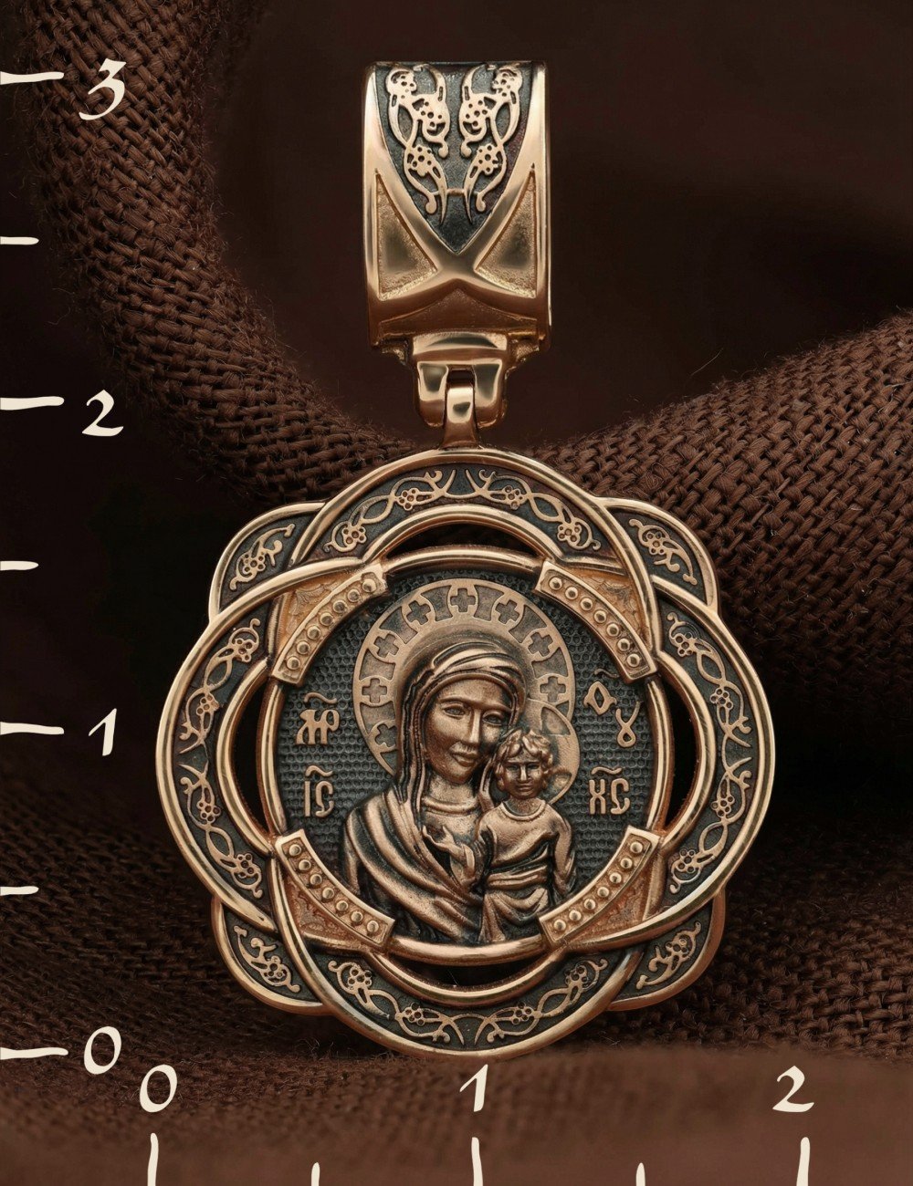 Образок из золота