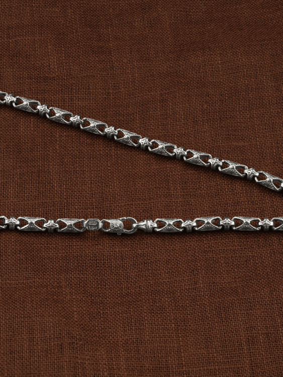 Цепь из белого золота 585 пробы