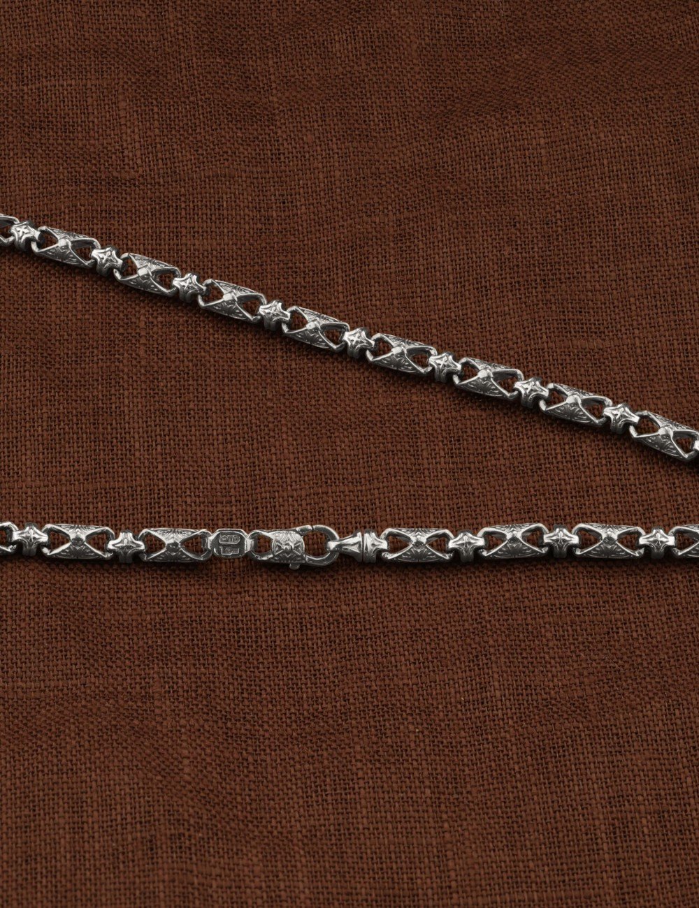 Цепь из белого золота