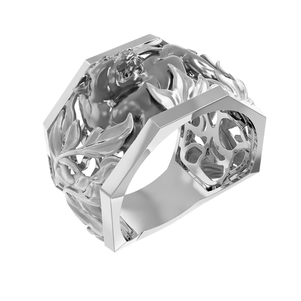 Кольцо из белого золота 585 пробы