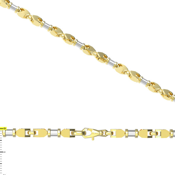 Цепь из лимонного золота 585 пробы