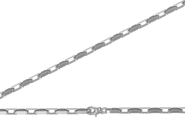 Цепь из белого золота 585 пробы