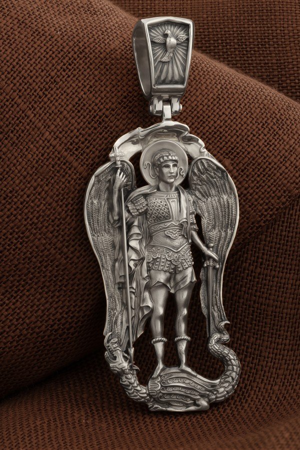 Образок из белого золота