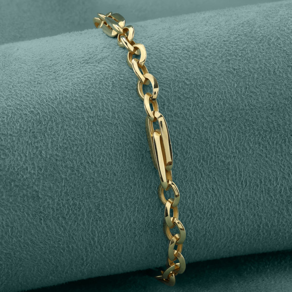 Браслет из лимонного золота 585 пробы