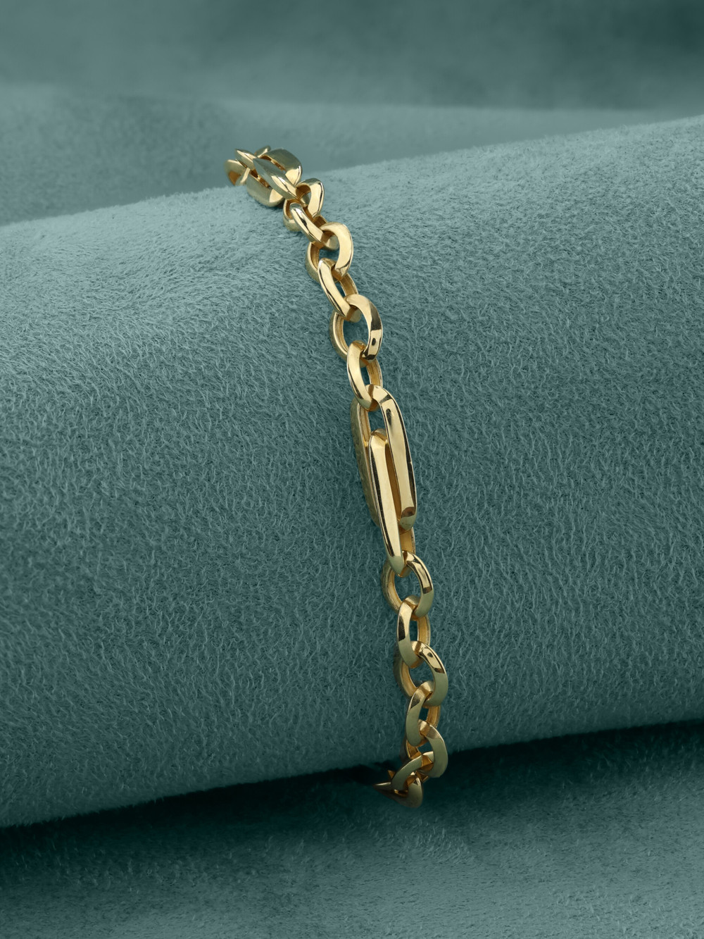 Браслет из лимонного золота 585 пробы