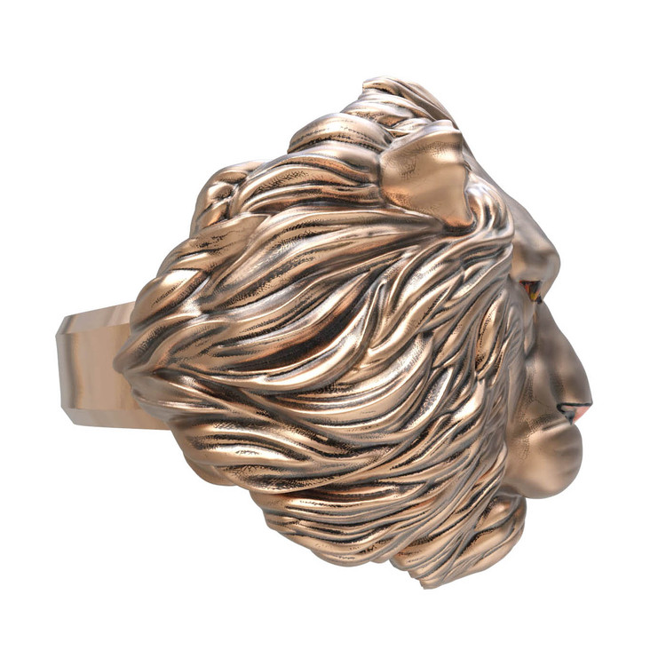 Кольцо из красного золота 585 пробы c эмалью