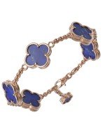 Браслет из золота c лазуритом