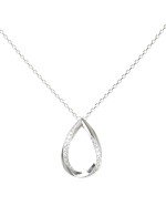 Колье из белого золота c бриллиантами