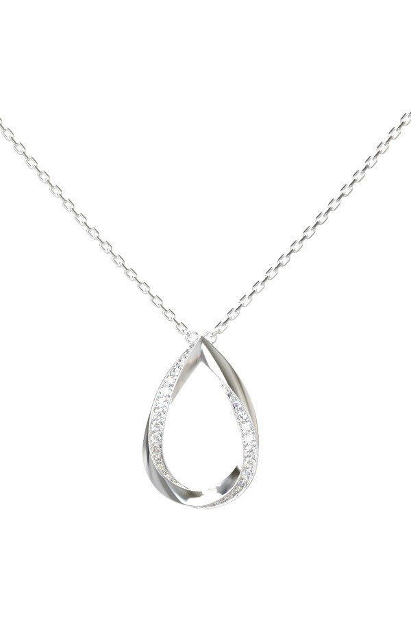 Колье из белого золота c бриллиантами