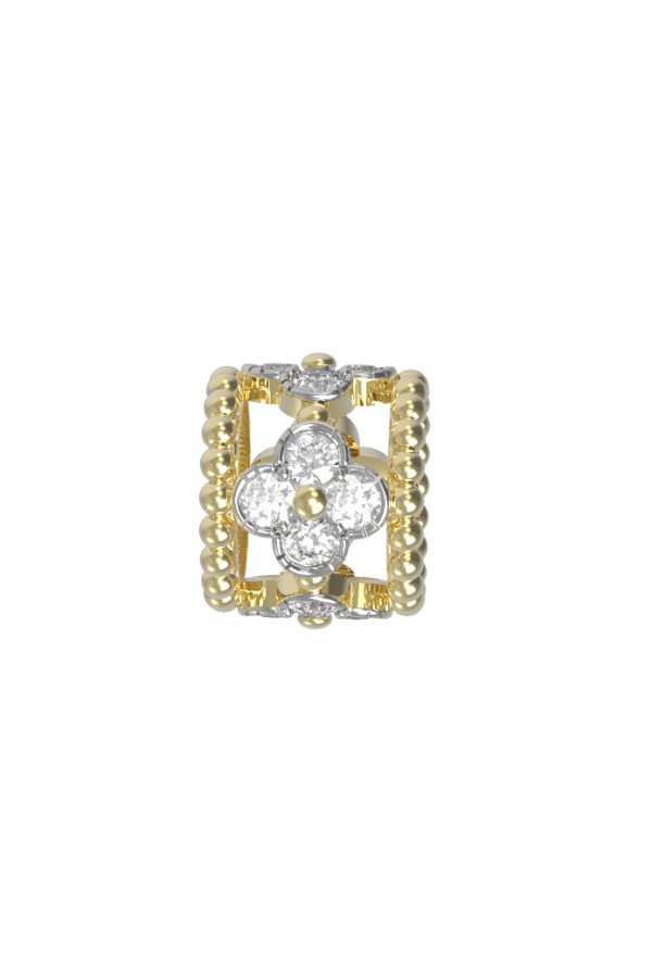 Подвеска из лимонного золота c бриллиантами