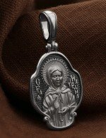 Образок из белого золота