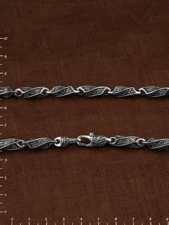 Цепь из белого золота 585 пробы