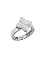 Кольцо из белого золота c бриллиантами