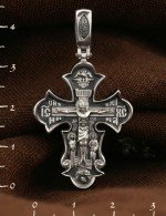 Крест из белого золота