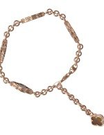 Браслет из золота c тигровым глазом