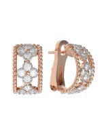 Серьги из золота c бриллиантами